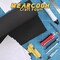 Black eva Foam roll, (1mm to 10mm) Premium Cosplay EVA Foam Sheet,2mm Thick,49"x13.5",High Density 86kg/m3 for Cosplay Costume, Crafts, DIY Projects by MEARCOOH